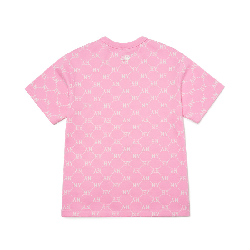 MLB官方 男女情侣T恤钻石老花满印短袖运动休闲潮夏季 TSM30,淘宝优惠券,粉丝福利购,淘宝优惠卷