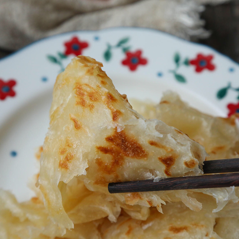 蜜食家秋畋黄油手抓饼20片无添加原味葱油饼早餐不油腻-图1