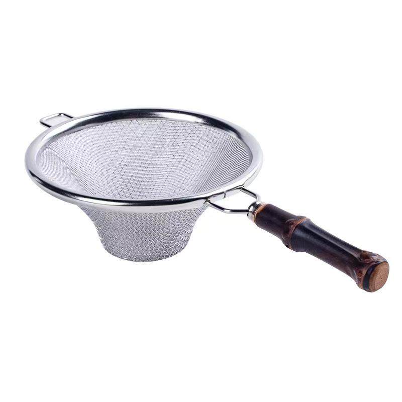 彩集堂 紫竹手柄茶滤 细腻茶漏斗过滤器复古风精密滤网茶道零配,淘宝优惠券,粉丝福利购,淘宝优惠卷