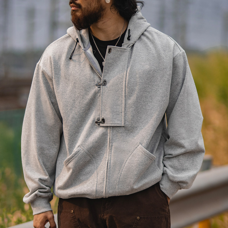 古叔的着Gulls 甲板钩拳击手连帽卫衣外套男春秋宽松长袖内搭上衣,淘宝优惠券,粉丝福利购,淘宝优惠卷