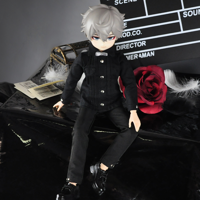 ob22娃衣 西装套装 长裤马甲衬衫素体娃娃衣服bjd小布YMY男体ob23 - 图2