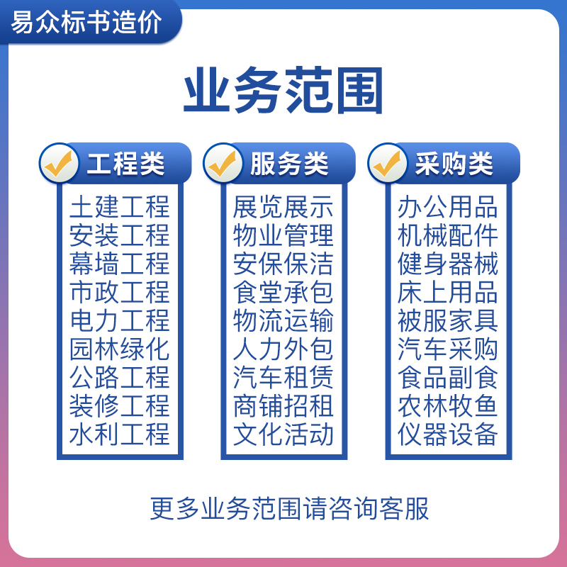 深圳标书代做物业采购招标文件劳务派遣施工水电消防-图1