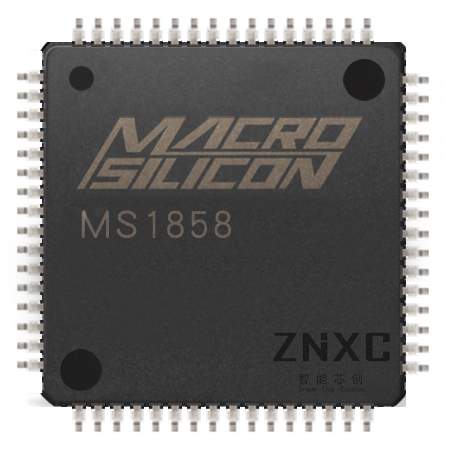 MS1858-AV/S-Video转高清HDMI信号处理器(内置SDRAM、 MCU、音频) - 图0