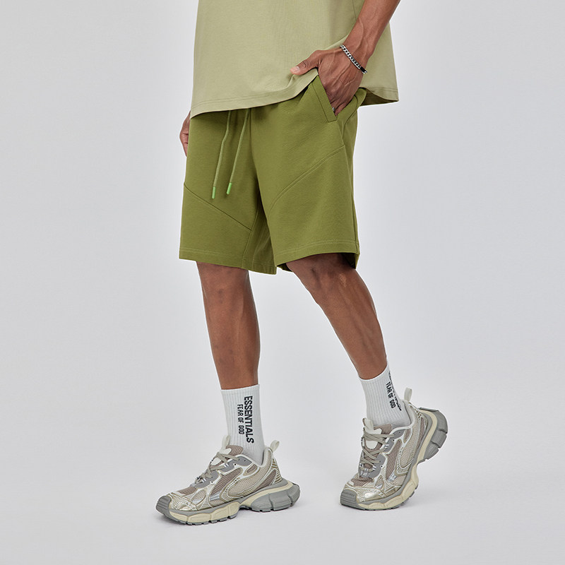 bdpowerup短裤男夏季新款休闲裤美式重磅四分裤简约宽松运动裤,淘宝优惠券,粉丝福利购,淘宝优惠卷