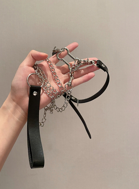 五角星骨头项圈女choker颈饰