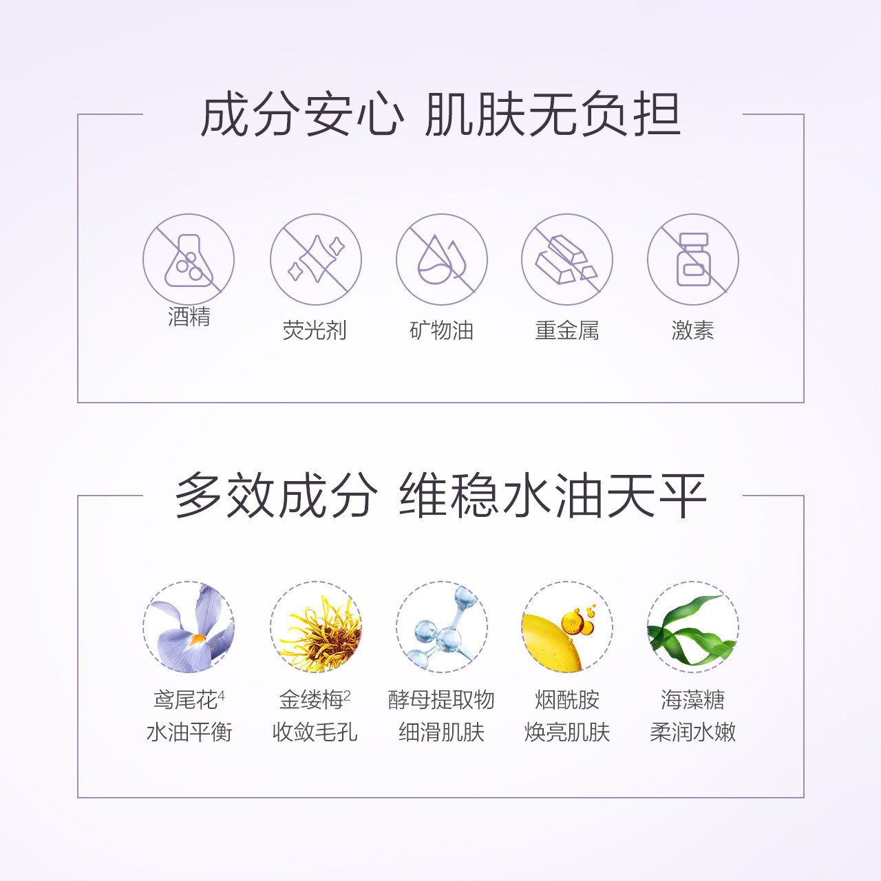 一叶子护肤品套装鸢尾补水保湿水乳 一叶子小白兔面部护理套装