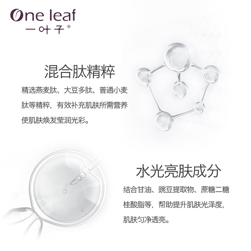 一叶子白百合乳液女补水保湿男单瓶 一叶子小白兔乳液/面霜