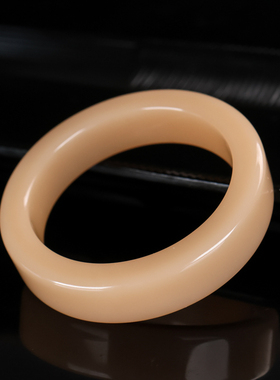 和田玉糖玉手镯女款工镯平安镯福镯且末糖料玉石镯子玉镯天然玉石