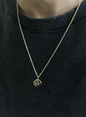 男简约小众设计男女毛衣链