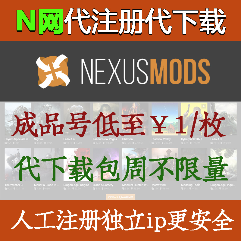 星露谷物语Mod下载辐射4上古卷轴5韩网N网Nexusmods会员账号注册 - 图0