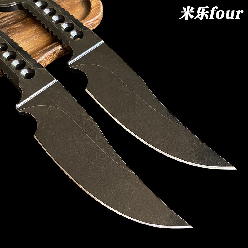 现货手工锻造1095高碳钢直刀K鞘腰带挂件方便携带高品质直刀,淘宝优惠券,粉丝福利购,淘宝优惠卷