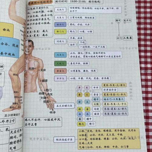 倪海厦课程学习针灸大成神农伤寒内经金匱课程学习彩色图文笔记本 - 图1