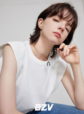 BZV橘子汽水彩色锆石防掉色项链