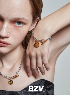 BZV原创金银OT扣中性防掉色手链