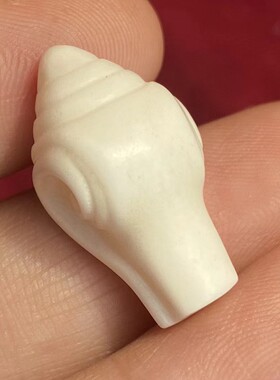 西藏藏式文玩牦牛骨实心雕刻三通配饰DIY配件貔直播供货