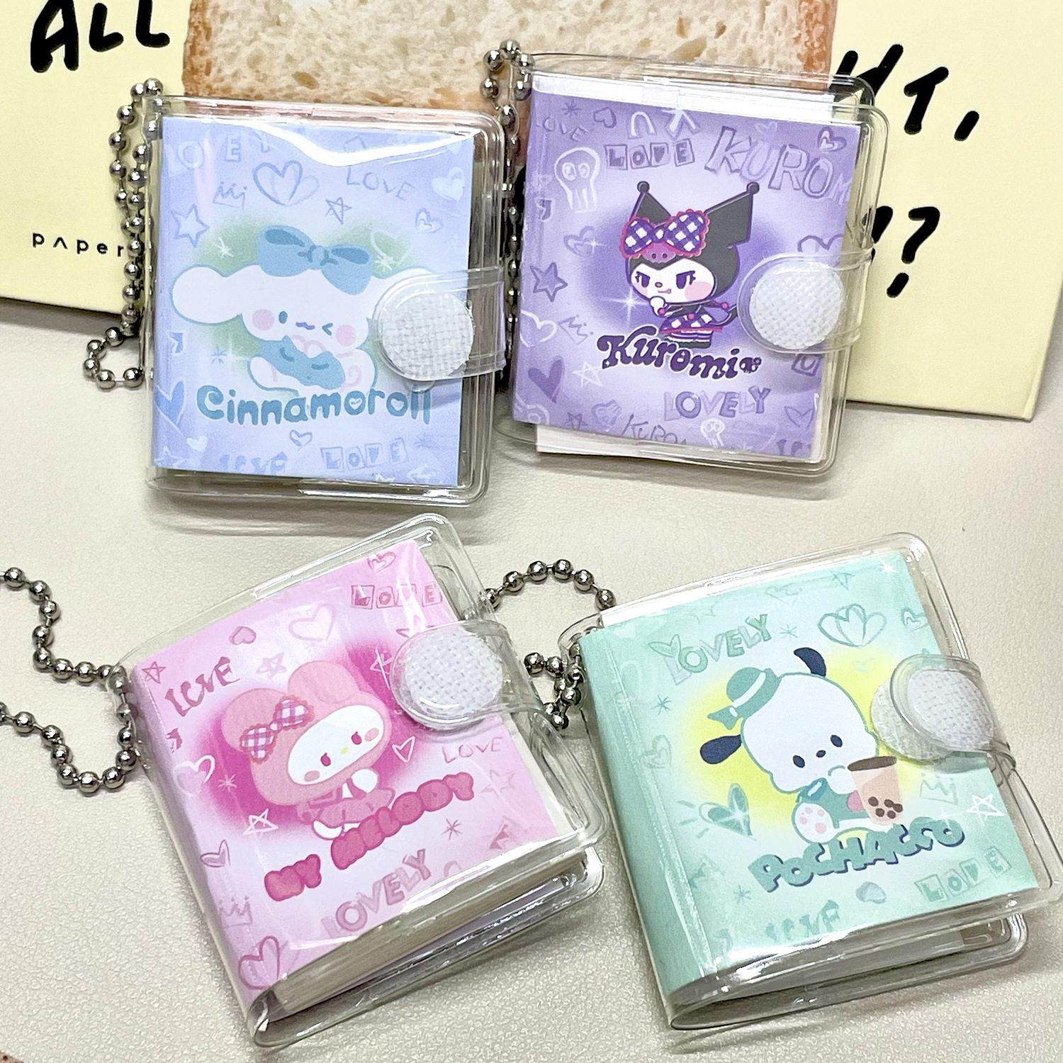 迷你分享本高颜值可爱可携式可拆卸豆豆本三丽鸥库洛米玉桂狗手帐,淘宝优惠券,粉丝福利购,淘宝优惠卷