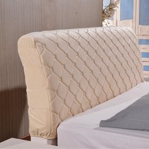 Headboard hood Feeling Hood Clip Cotton Simple Generous Arched Wooden Bed Backrest Soft Bag Full Package Renovation Universal