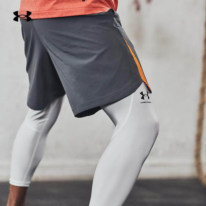 安德玛官方紧身裤男裤2025秋冬运动裤健身训练裤弹力紧身七分中裤,淘宝优惠券,粉丝福利购,淘宝优惠卷