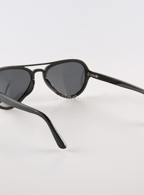 黑色水牛角偏光墨镜男士飞行员式司机开车驾驶钓鱼太阳镜蛤蟆镜