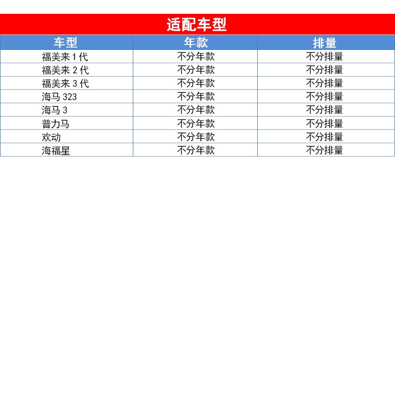 福美来1代2代3代海马323海马3普力马欢动海福星马勒空调滤芯清器 - 图1