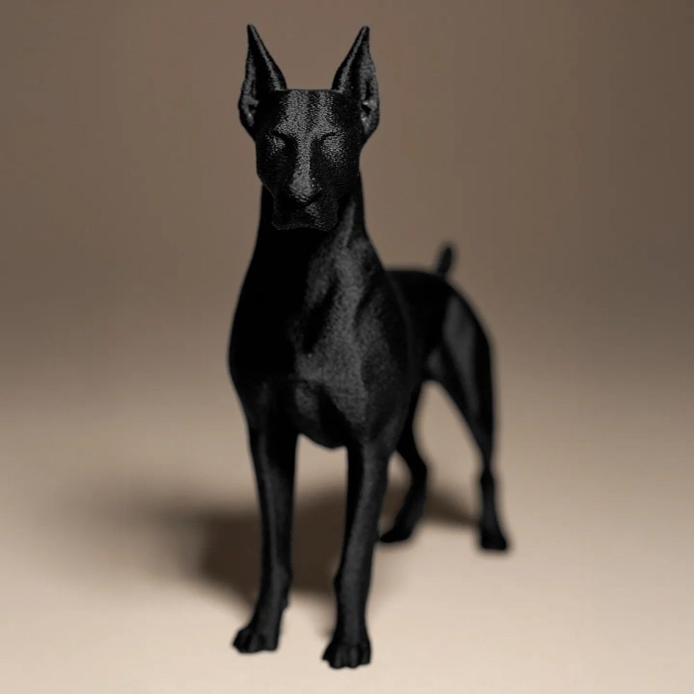 3D打印杜宾犬宠物狗狗动物模型牧羊犬家居装饰桌面玄关书架摆件,淘宝优惠券,粉丝福利购,淘宝优惠卷