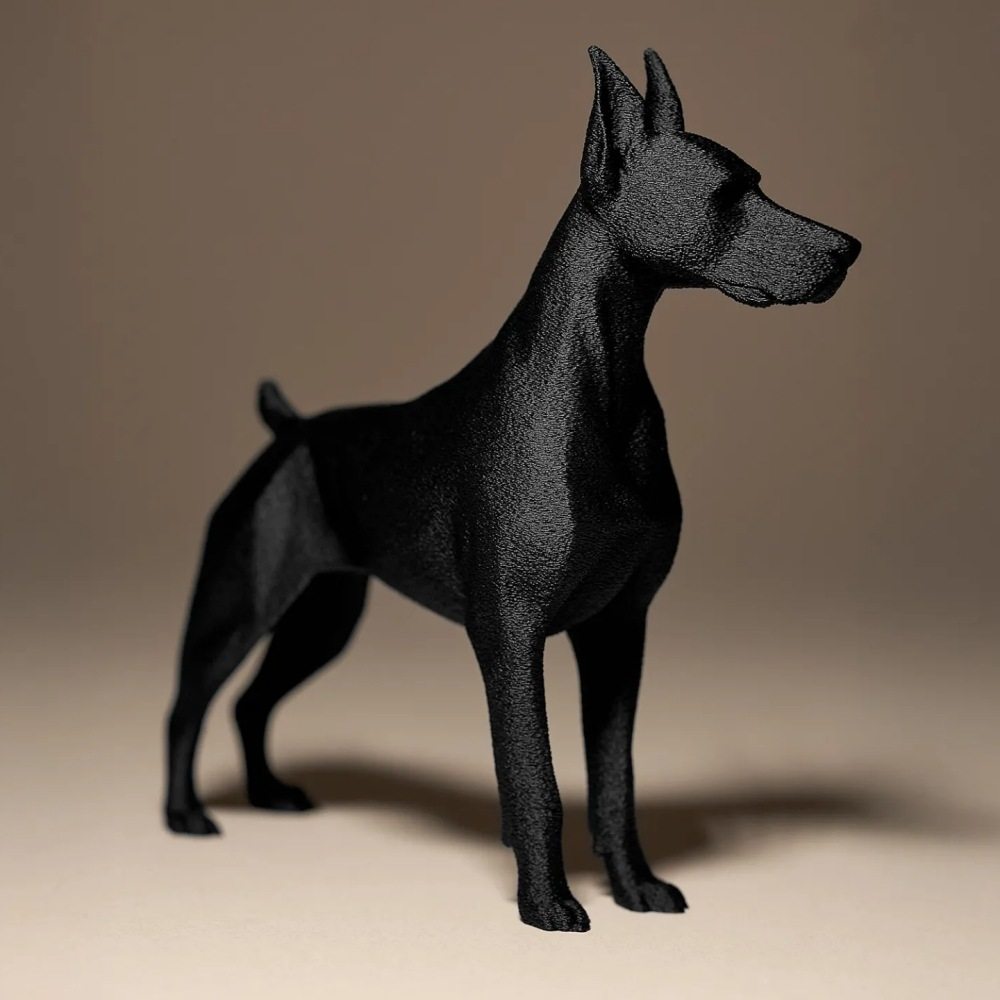 3D打印杜宾犬宠物狗狗动物模型牧羊犬家居装饰桌面玄关书架摆件,淘宝优惠券,粉丝福利购,淘宝优惠卷