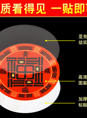 青龙高万丈白虎压青龙房子左低右高邻居比自己家高自带背胶吉祥牌