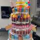 Snack birthday cake prosthetic foam dress up