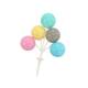 Bear plug-in ornament retro colorful plastic balloon