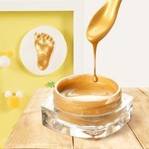 Baby 100 Days Gift Hands Foot Print Mud Childrens Hands And Feet Print Newborn Hand Mold Strengthen Protection Environmental Protection Water-based Gold Lacquer