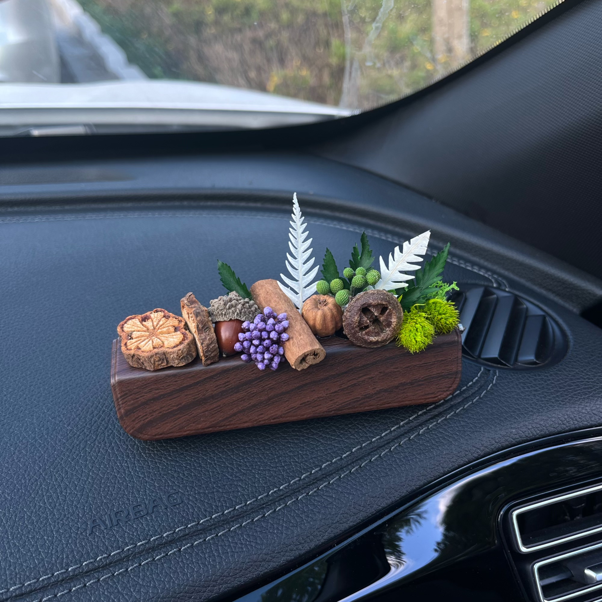 临时停车牌创意手作干花果实DIY装饰挪车号码牌高级感车载电话牌,淘宝优惠券,粉丝福利购,淘宝优惠卷