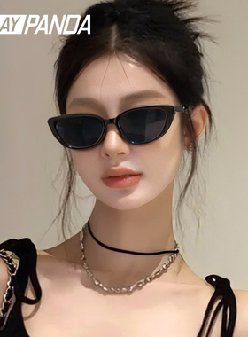 欧美ins风猫眼墨镜高级感方圆脸