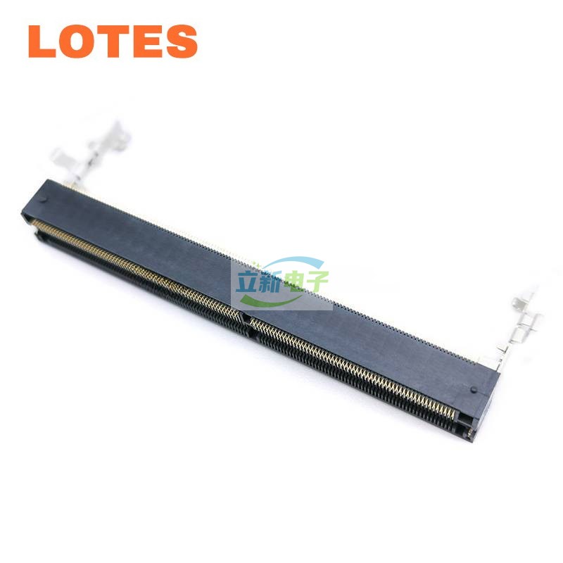 LOTES ADDR0070 4代内存插槽SODDR4高8.0H 260PIN RVS反向连接器-图2