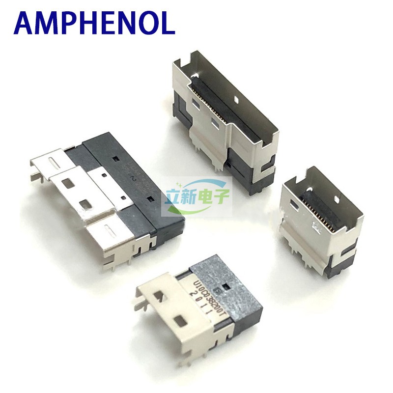 Amphenol安费诺U10-B074-200T Slim SAS 8i 74Pin SFF-8654连接器-图1