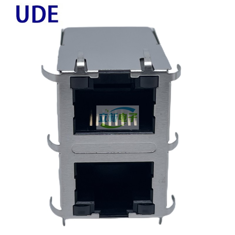 UDE RM3-ZZ-0035 双层RJ45网口 带千兆滤波器10G插座网络接口 - 图0