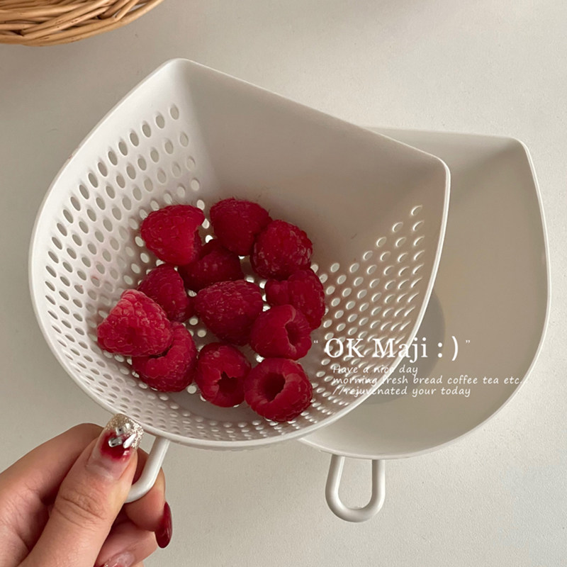 多功能可挂式双层沥水篮厨房专用洗水果洗菜迷你小号果蔬滤水篮,淘宝优惠券,粉丝福利购,淘宝优惠卷