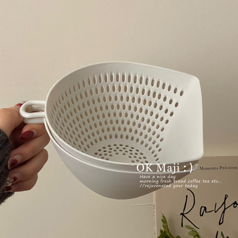 多功能可挂式双层沥水篮厨房专用洗水果洗菜迷你小号果蔬滤水篮,淘宝优惠券,粉丝福利购,淘宝优惠卷