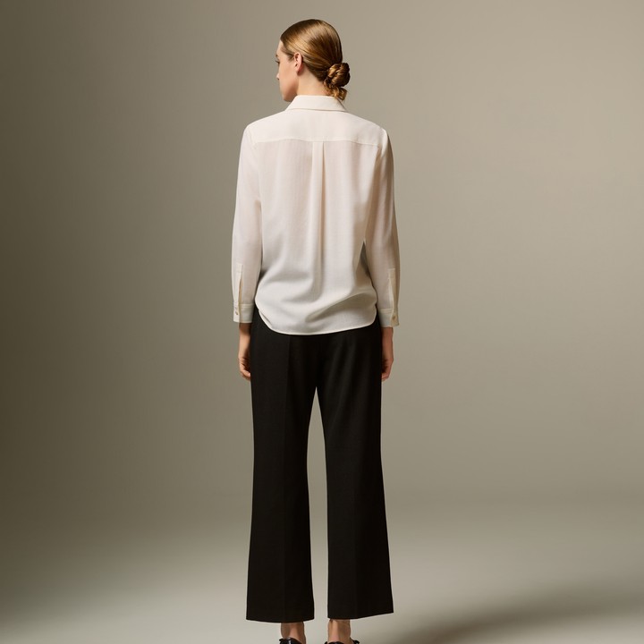 vesas collection唯尚女装 肉色内搭衬衣复古衬衫 VS244B0995020 - 图3