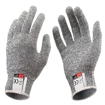 Non-steel wire anti-cut gloves Raubao 5 level anti-cut anti-stab site anti-cut thickened abrasion-kill fish cut vegetable