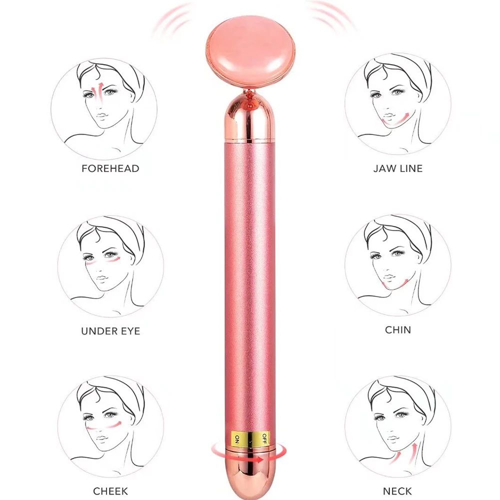 5-in-1 24K Gold Beauty Bar Face Massager Electric Vibrating - 图3