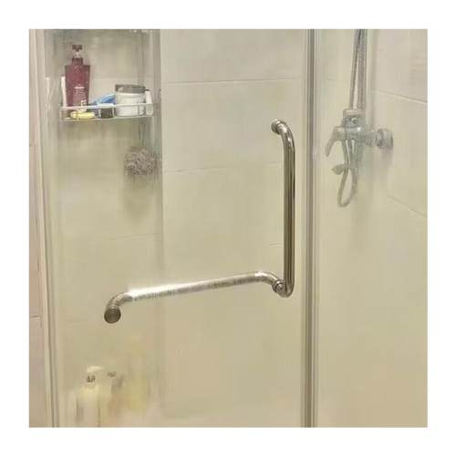 淋浴房拉手浴室玻璃门拉手卫生间浴室移门把手加厚304不锈钢铜. - 图3