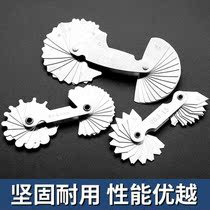 Radius Gauge R Gauge Circular Fillet Gauge Boilerplate Gauge Tooth Gauge Tooth Gauge Thread Gauge R Angle High Precision Measuring Tool