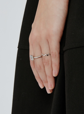 3forevigt高级感简约戒指女式