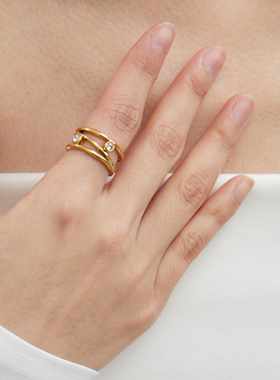 3forevigt设计感简约戒指