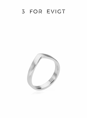 3forevigt女士欧美简洁戒指