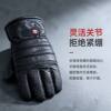 Winter sheepskin pure cotton extra thick windproof warm gloves