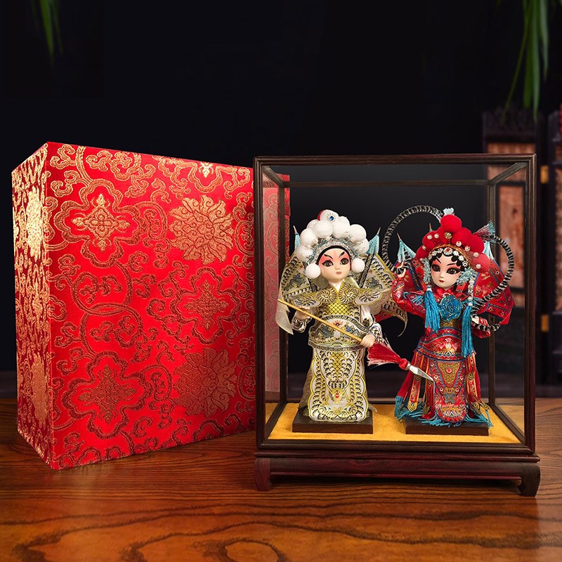 中国风特色结婚q礼品t中式唐娃娃送闺蜜朋友外国人新婚礼物婚房摆