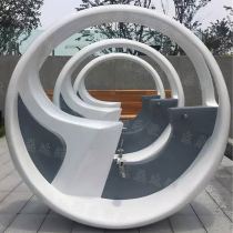 East Shengda Tennis Red Tong-Un-Powered Pedalling Bike Park Scenic Outdoor Interactive Pleasure Equipment Source Manufacturer