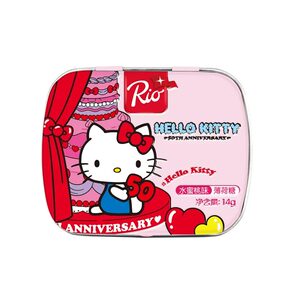 瑞欧联名HelloKitty50周年限定款三丽鸥玉桂狗情人节礼物糖果零食