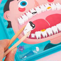 WEMMICKS Children Montessori Toy Simulation Dentist Check Te